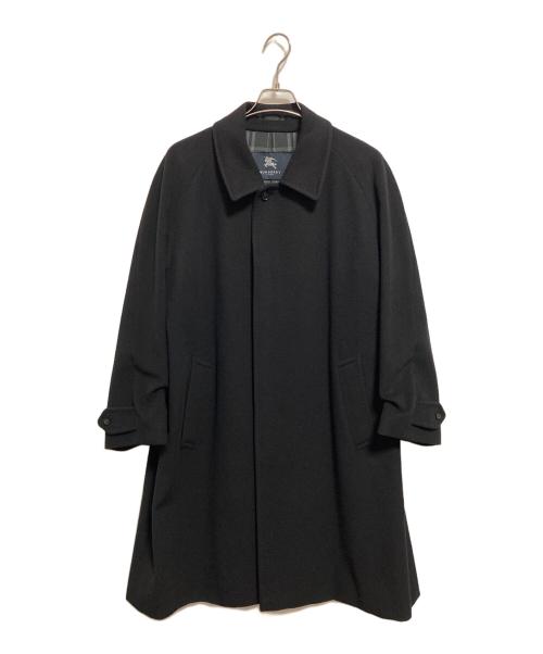 BURBERRY LONDON（バーバリーロンドン）BURBERRY LONDON (バーバリーロンドン) カシミヤアンゴラステンカラーコート ブラック サイズ:94-175-6の古着・服飾アイテム
