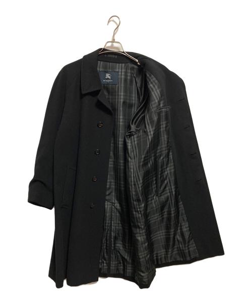 BURBERRY LONDON（バーバリーロンドン）BURBERRY LONDON (バーバリーロンドン) カシミヤアンゴラステンカラーコート ブラック サイズ:94-175-6の古着・服飾アイテム
