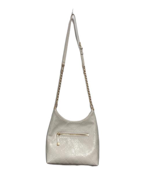 CHARLES & KEITH（チャールズアンドキース）CHARLES & KEITH (チャールズアンドキース) Duo ドゥオ キルト フロントポケット チェーン ホーボーバッグ ベージュの古着・服飾アイテム