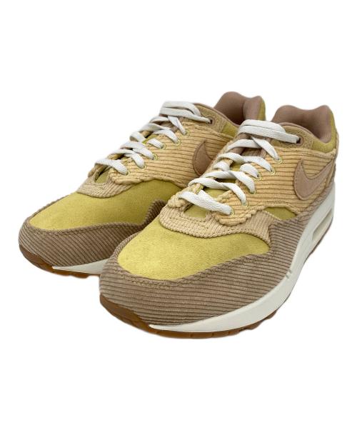 NIKE（ナイキ）NIKE (ナイキ) WMNS AIR MAX 1 SE ベージュ×イエロー サイズ:US9.5の古着・服飾アイテム