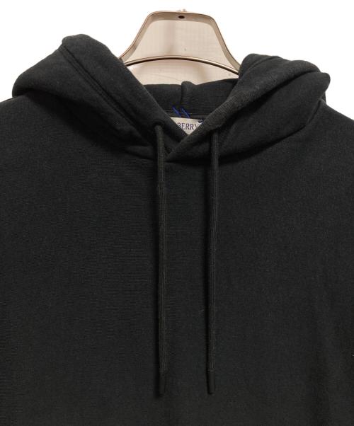 BURBERRY（バーバリー）BURBERRY (バーバリー) ロゴワッペンプルオーバーパーカー ブラック サイズ: XSの古着・服飾アイテム