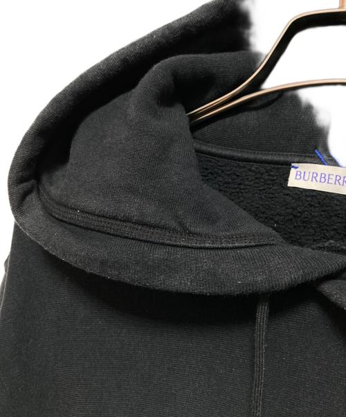 BURBERRY（バーバリー）BURBERRY (バーバリー) ロゴワッペンプルオーバーパーカー ブラック サイズ: XSの古着・服飾アイテム
