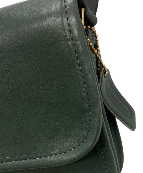 COACH（コーチ）COACH (コーチ) ターンロックショルダーバッグ グリーンの古着・服飾アイテム