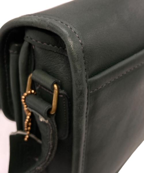COACH（コーチ）COACH (コーチ) ターンロックショルダーバッグ グリーンの古着・服飾アイテム