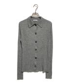EVERYDAY I LIKE.エヴリデイ アイ ライク）の古着「23AW ウールニットポロシャツ」｜グレー