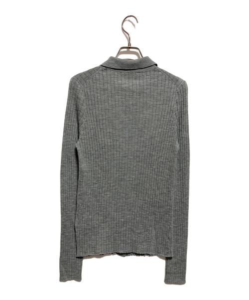 EVERYDAY I LIKE.（エヴリデイ アイ ライク）EVERYDAY I LIKE. (エヴリデイ アイ ライク) 23AW ウールニットポロシャツ グレー サイズ:不明の古着・服飾アイテム