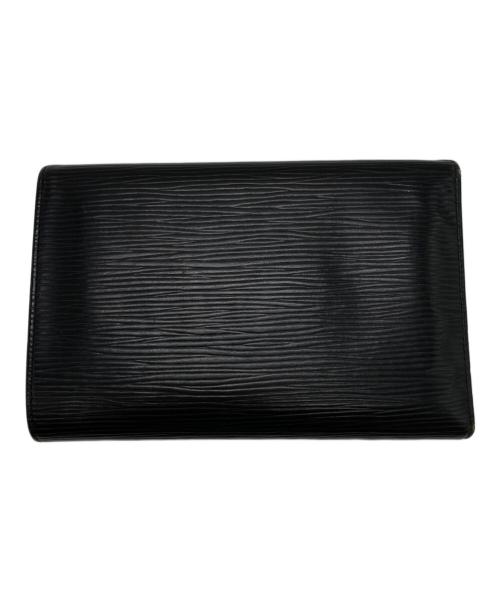 LOUIS VUITTON（ルイ ヴィトン）LOUIS VUITTON (ルイ ヴィトン) 3つ折り財布 ブラックの古着・服飾アイテム