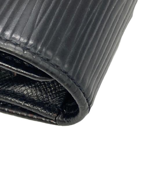 LOUIS VUITTON（ルイ ヴィトン）LOUIS VUITTON (ルイ ヴィトン) 3つ折り財布 ブラックの古着・服飾アイテム