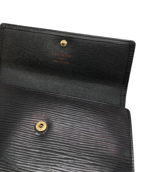 LOUIS VUITTON（ルイ ヴィトン）LOUIS VUITTON (ルイ ヴィトン) 3つ折り財布 ブラックの古着・服飾アイテム