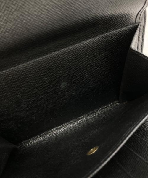 LOUIS VUITTON（ルイ ヴィトン）LOUIS VUITTON (ルイ ヴィトン) 3つ折り財布 ブラックの古着・服飾アイテム