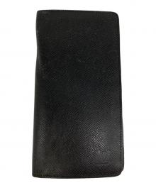 LOUIS VUITTON（ルイ ヴィトン）の古着「ポルトフォイユ・ロン 長財布」｜ブラック