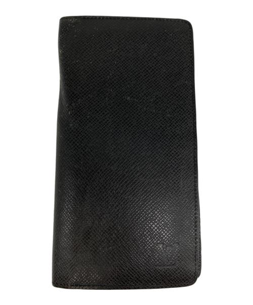 LOUIS VUITTON（ルイ ヴィトン）LOUIS VUITTON (ルイ ヴィトン) ポルトフォイユ・ロン 長財布 ブラックの古着・服飾アイテム