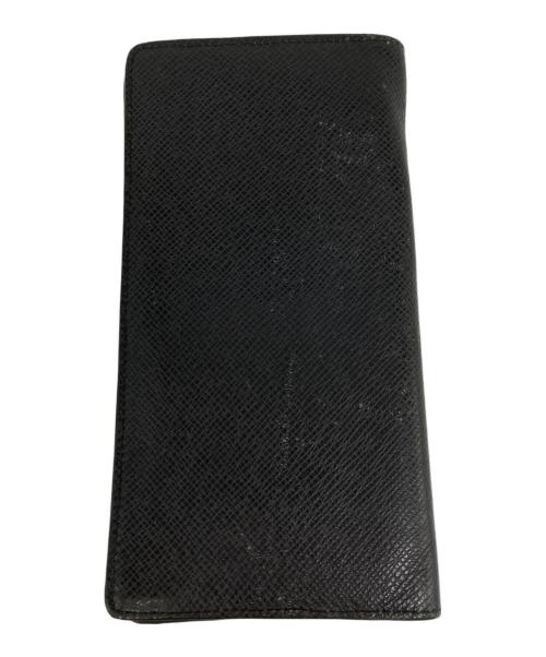 LOUIS VUITTON（ルイ ヴィトン）LOUIS VUITTON (ルイ ヴィトン) ポルトフォイユ・ロン 長財布 ブラックの古着・服飾アイテム