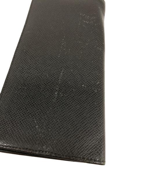 LOUIS VUITTON（ルイ ヴィトン）LOUIS VUITTON (ルイ ヴィトン) ポルトフォイユ・ロン 長財布 ブラックの古着・服飾アイテム