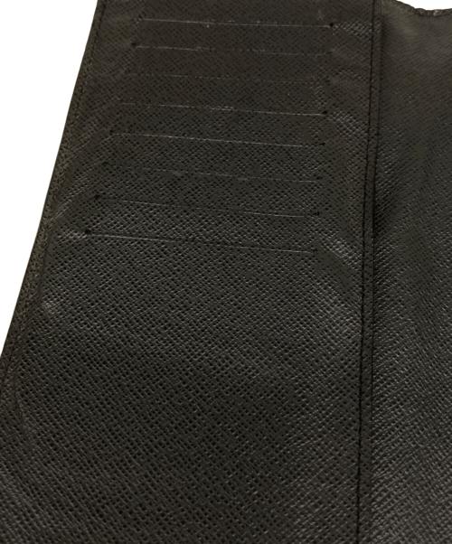 LOUIS VUITTON（ルイ ヴィトン）LOUIS VUITTON (ルイ ヴィトン) ポルトフォイユ・ロン 長財布 ブラックの古着・服飾アイテム