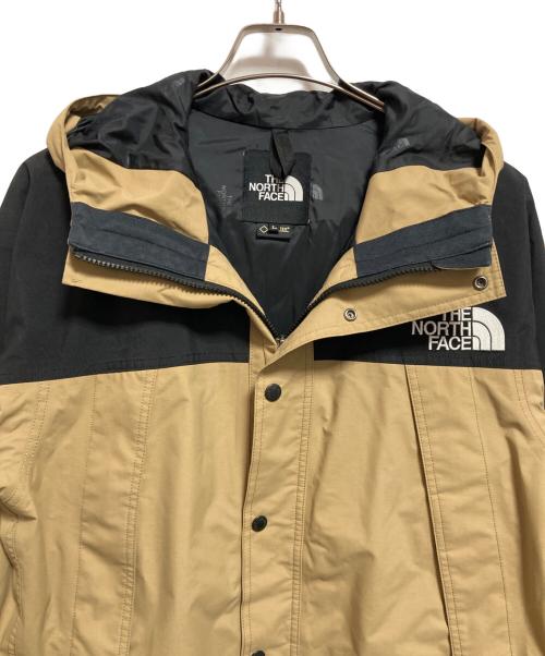 THE NORTH FACE（ザ ノース フェイス）THE NORTH FACE (ザ ノース フェイス) MOUNTAIN LIGHT JACKET ベージュ×ブラック サイズ:Lの古着・服飾アイテム
