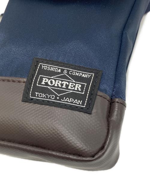 PORTER（ポーター）PORTER (ポーター) SAC'S BAR (サックスバー) モバイルポーチ ネイビーの古着・服飾アイテム
