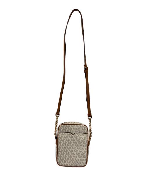 MICHAEL KORS（マイケルコース）MICHAEL KORS (マイケルコース) ショルダーバッグ ベージュの古着・服飾アイテム