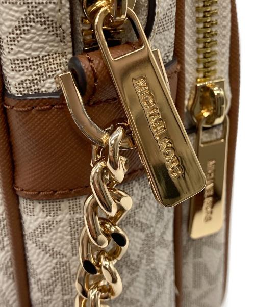 MICHAEL KORS（マイケルコース）MICHAEL KORS (マイケルコース) ショルダーバッグ ベージュの古着・服飾アイテム