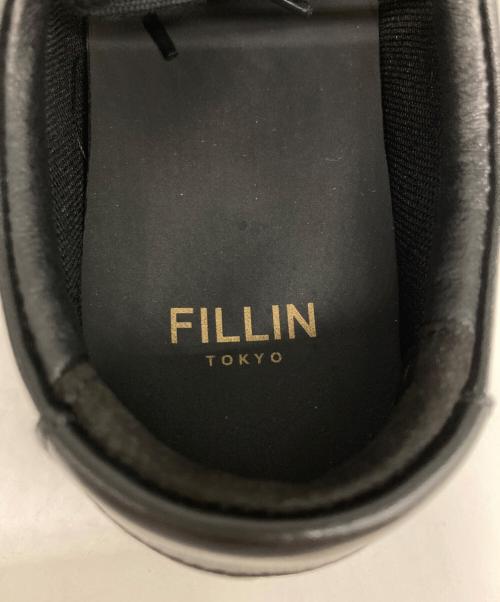 FILLIN TOKYO（フィルイン）FILLIN TOKYO (フィルイン) ローカットスニーカー ブラック サイズ:US7の古着・服飾アイテム