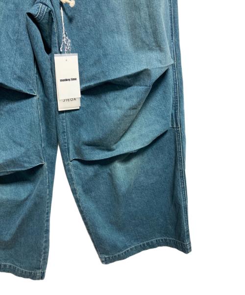jieda（ジエダ）jieda (ジエダ) PARACHUTE DENIM PANTS パラシュートデニムパンツ インディゴ サイズ:1 未使用品の古着・服飾アイテム