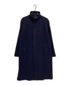 Burberry'sバーバリーズ）の古着「カシミヤ混ステンカラーコート」｜ネイビー