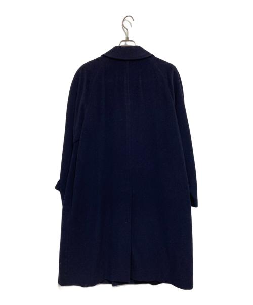 Burberry's（バーバリーズ）Burberry's (バーバリーズ) カシミヤ混ステンカラーコート ネイビー サイズ:170の古着・服飾アイテム