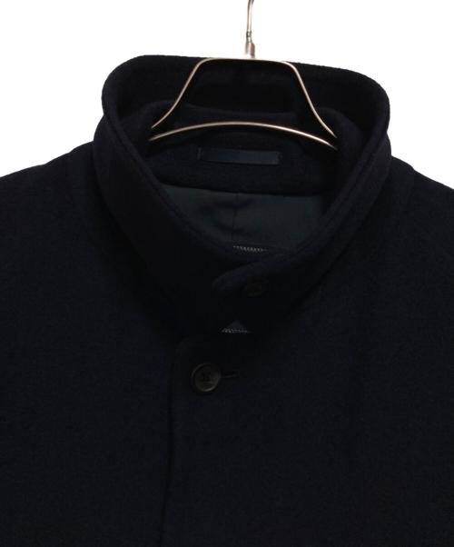 Burberry's（バーバリーズ）Burberry's (バーバリーズ) カシミヤ混ステンカラーコート ネイビー サイズ:170の古着・服飾アイテム
