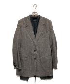 DIESELディーゼル）の古着「カットオフテーラードジャケット」｜グレー
