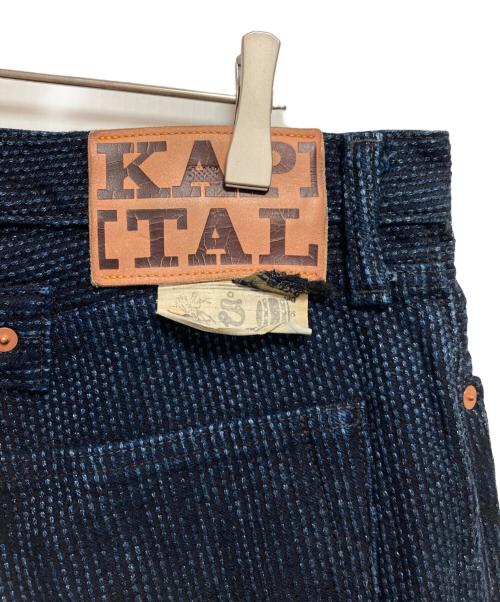 KAPITAL（キャピタル）KAPITAL (キャピタル) 刺し子センチュリーデニム 5P モンキーCISCO インディゴ サイズ:W38の古着・服飾アイテム