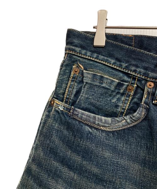 KAPITAL（キャピタル）KAPITAL (キャピタル) 襤褸パッチワークデニムパンツ インディゴ サイズ:XLの古着・服飾アイテム