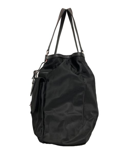 TUMI（トゥミ）TUMI (トゥミ) レザーハンドルナイロントートバッグ ブラックの古着・服飾アイテム