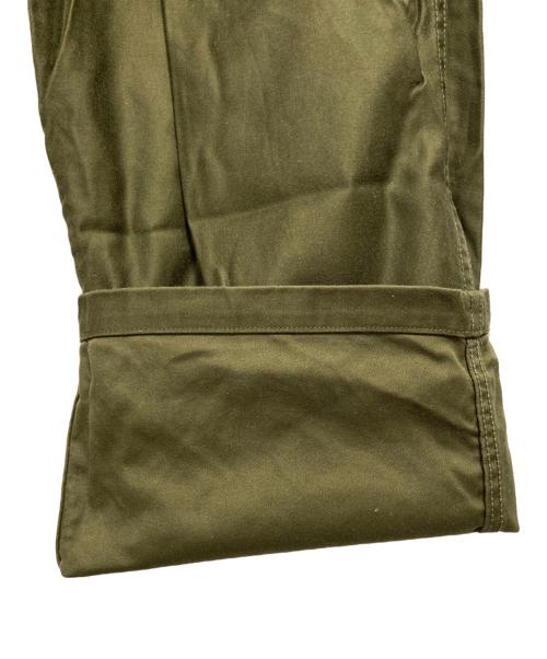CIOTA（シオタ）CIOTA (シオタ) 別注スビンコットンバックサテンベイカーパンツ オリーブ サイズ:6の古着・服飾アイテム