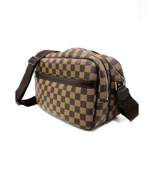LOUIS VUITTON（ルイ ヴィトン）LOUIS VUITTON (ルイヴィトン) リポーターPM ブラウン サイズ:PM ダミエ N45253 SP1014の古着・服飾アイテム