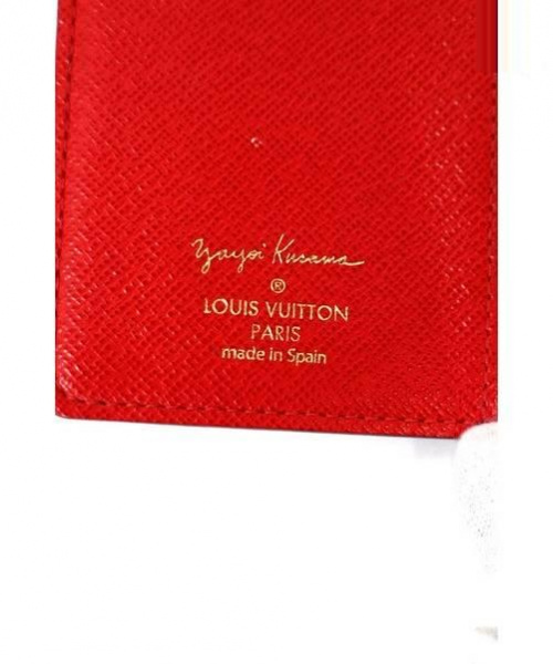 LOUIS VUITTON（ルイ ヴィトン）LOUIS VUITTON×草間彌生 (ルイヴィトン×クサマヤヨイ) アジェンダPM パンプキンドット・ルージュ サイズ:PM R21132 CA2142の古着・服飾アイテム