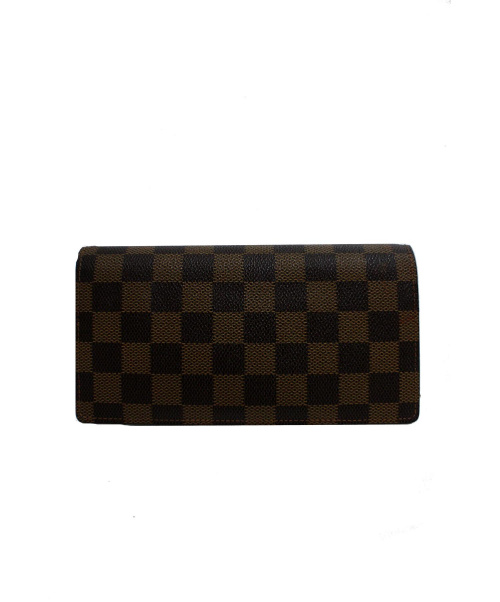 LOUIS VUITTON（ルイ ヴィトン）LOUIS VUITTON (ルイヴィトン) ダミエ ポルトフォイユ・ブラザ ブラウン サイズ:- ダミエ N60017 SP4067 ダミエ ポルトフォイユ・ブラザの古着・服飾アイテム
