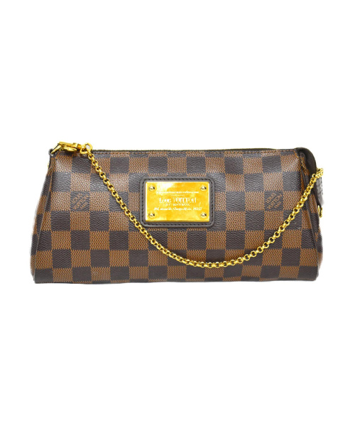 LOUIS VUITTON（ルイ ヴィトン）LOUIS VUITTON (ルイヴィトン) エヴァ ブラウン サイズ:- ダミエ N55213 AA4172 ストラップ欠品の古着・服飾アイテム