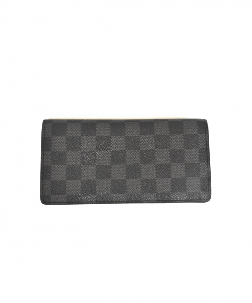 LOUIS VUITTON（ルイ ヴィトン）LOUIS VUITTON (ルイヴィトン) ポルトフォイユ・ブラザ ダミエ・グラフィット ブラック サイズ:- ダミエ・グラフィット N62665 TA2142の古着・服飾アイテム