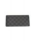 LOUIS VUITTON（ルイヴィトン）の古着「ポルトフォイユ・ブラザ ダミエ・グラフィット」｜ブラック