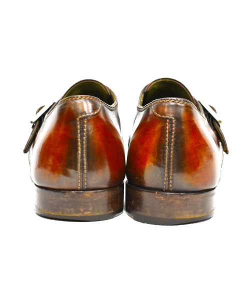 Berluti（ベルルッティ）Berluti (ベルルッティ) デムジュールモンクストラップシューズ ブラウン サイズ:27cm程度 廃盤モデルの古着・服飾アイテム