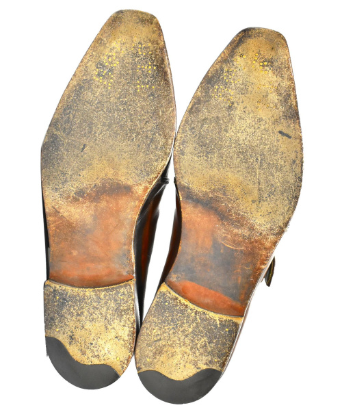 Berluti（ベルルッティ）Berluti (ベルルッティ) デムジュールモンクストラップシューズ ブラウン サイズ:27cm程度 廃盤モデルの古着・服飾アイテム