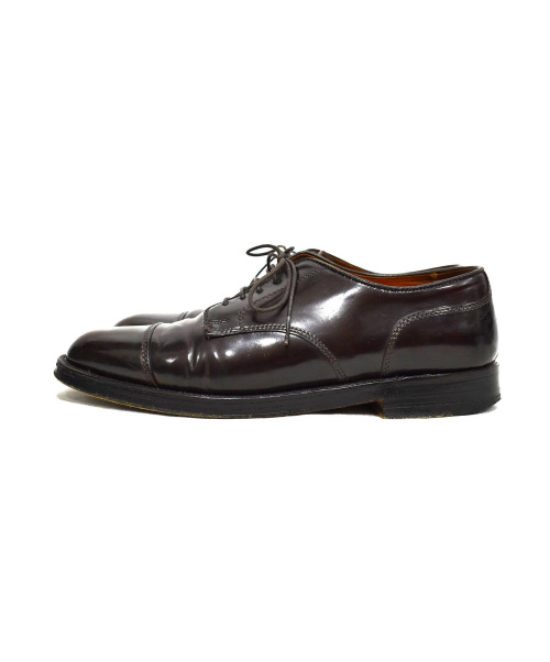 Alden（オールデン）ALDEN (オールデン) キャップトゥコードバンレザーシューズ ブラウン サイズ:7D 2160の古着・服飾アイテム