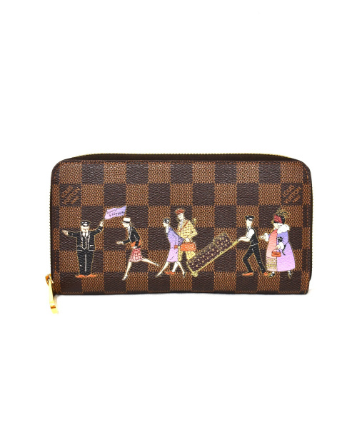 LOUIS VUITTON（ルイ ヴィトン）LOUIS VUITTON (ルイ ヴィトン) ジッピーウォレット ブラウン サイズ:下記参照 Voyages M60291 CA3161の古着・服飾アイテム