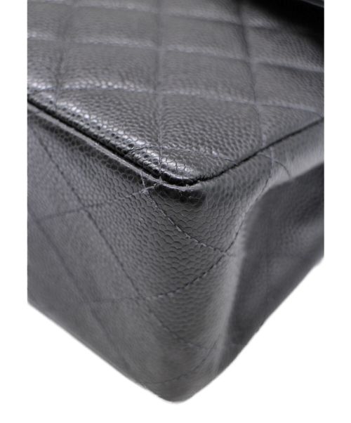 CHANEL（シャネル）CHANEL (シャネル) シングルフラップマトラッセ ブラック サイズ:30の古着・服飾アイテム