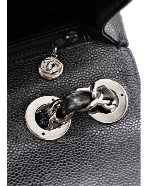 CHANEL（シャネル）CHANEL (シャネル) シングルフラップマトラッセ ブラック サイズ:30の古着・服飾アイテム