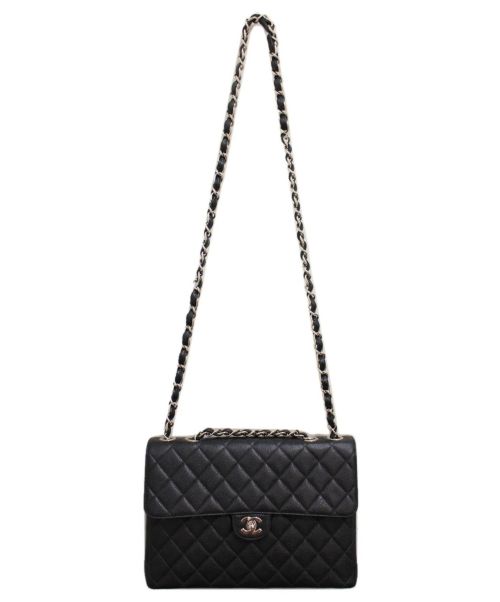 CHANEL（シャネル）CHANEL (シャネル) シングルフラップマトラッセ ブラック サイズ:30の古着・服飾アイテム