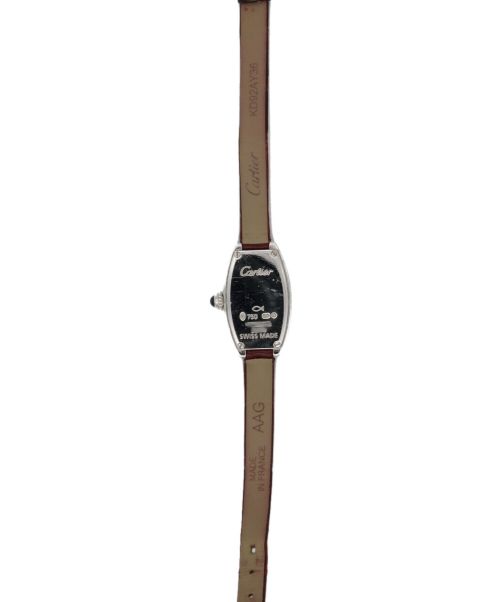 Cartier（カルティエ）Cartier (カルティエ) ミニトノーラニエール シルバー文字盤 サイズ:16mmの古着・服飾アイテム