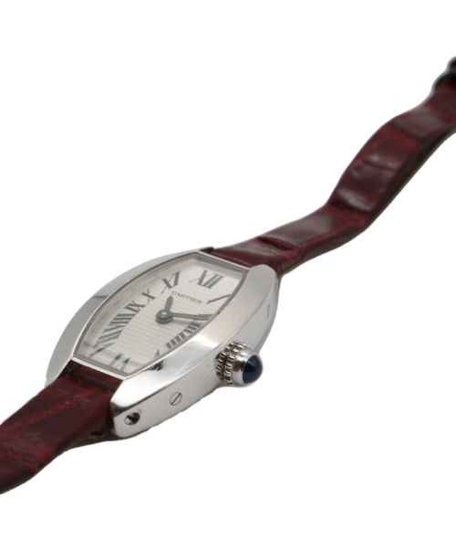 Cartier（カルティエ）Cartier (カルティエ) ミニトノーラニエール シルバー文字盤 サイズ:16mmの古着・服飾アイテム