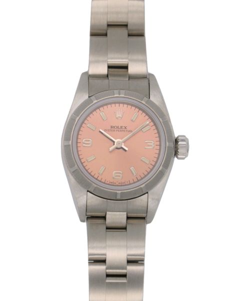 ROLEX（ロレックス）ROLEX (ロレックス) オイスターパーペチュアル ピンク サイズ:24ｍｍの古着・服飾アイテム