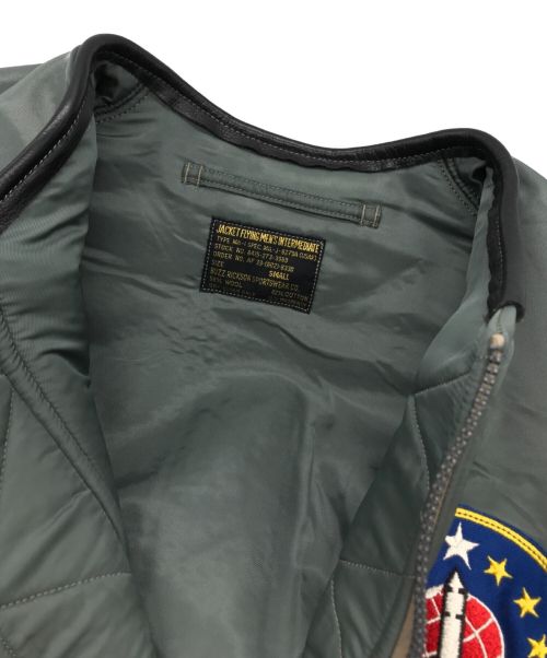 BUZZ RICKSON'S（バズリクソンズ）Buzz Rickson's (バズリクソンズ) B-SHOP別注フライトジャケット オリーブ サイズ:S 未使用品の古着・服飾アイテム